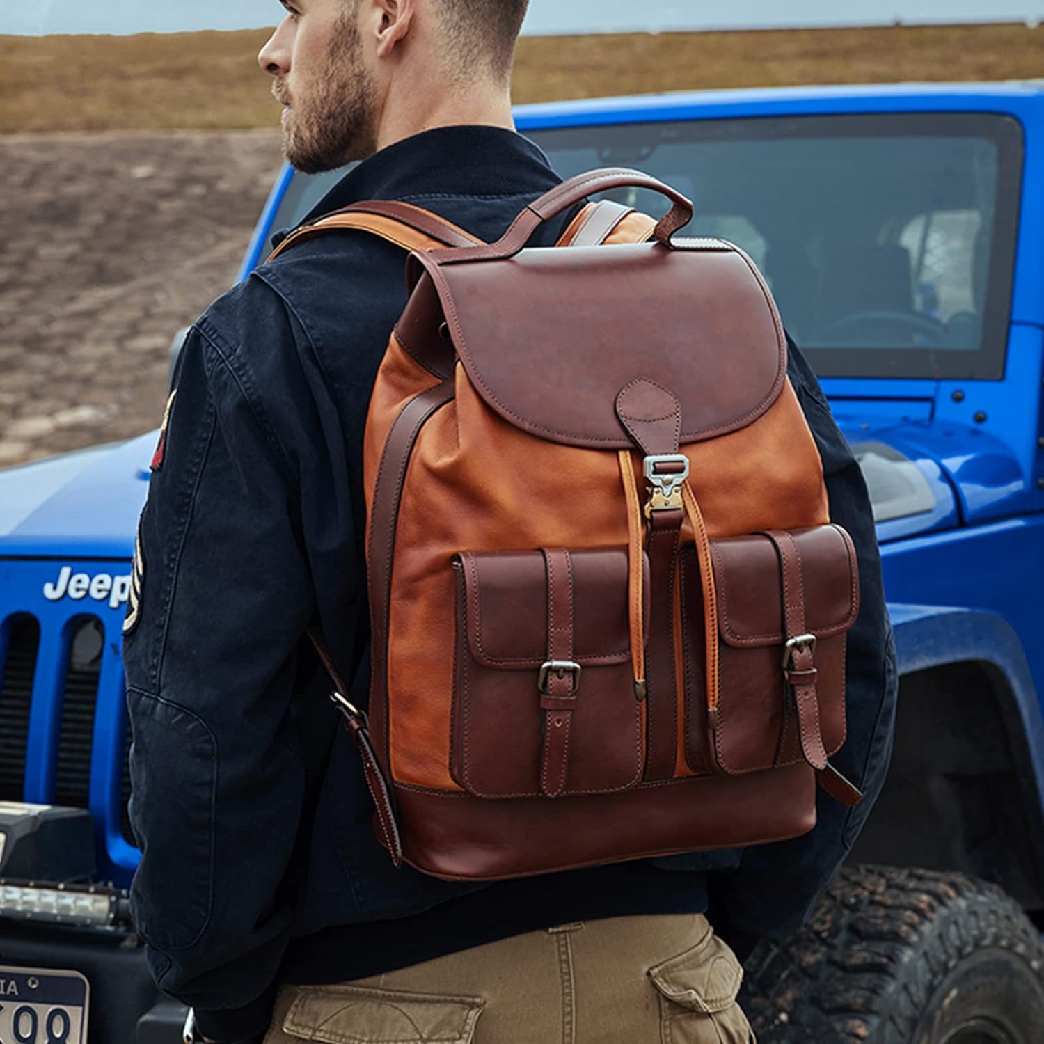 Leather Backpack